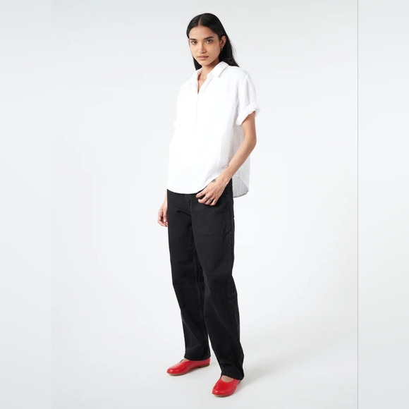 Levi's Quality Denim Dad Jean in Rosei Posie Washed Black Size 25 - Picture 1 of 15